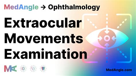 Extraocular Movements Examination Medangle Ophthalmology English