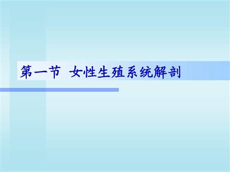 女性生殖系统解剖与生理pptword文档在线阅读与下载无忧文档