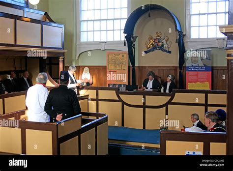 Old English Courtroom At Dorchester Dorset England Stock Photo Alamy