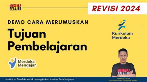 Demo Cara Merumuskan Tujuan Pembelajaran KURIKULUM MERDEKA YouTube