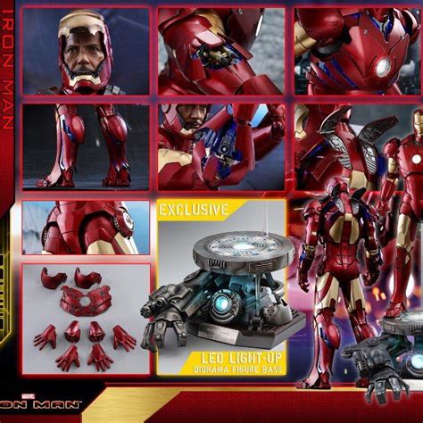 Hot Toys Qs012 Iron Man 1 4 Scale Mark Iii Mk3 Deluxe Version Preorder Hobbies And Toys Toys