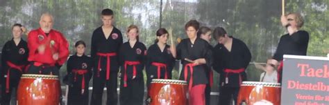 Taiko Performance Auf Stadtteilfest Taekyon Detmold E V