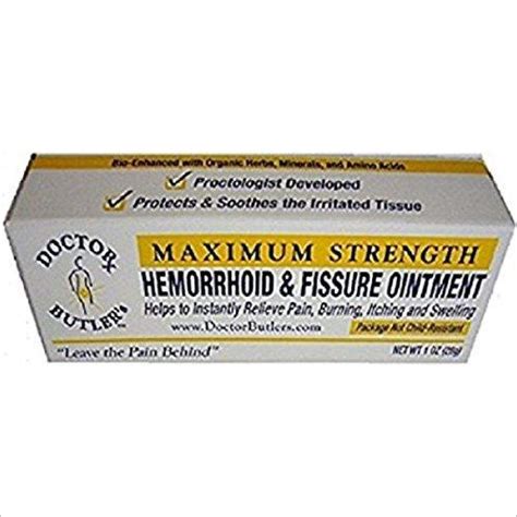 Doctor Butlers Hemorrhoid And Fissure Ointment