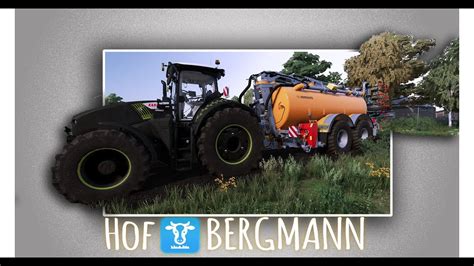 LS22 Hof Bergmann Gülle mit dem Claas 09 YouTube