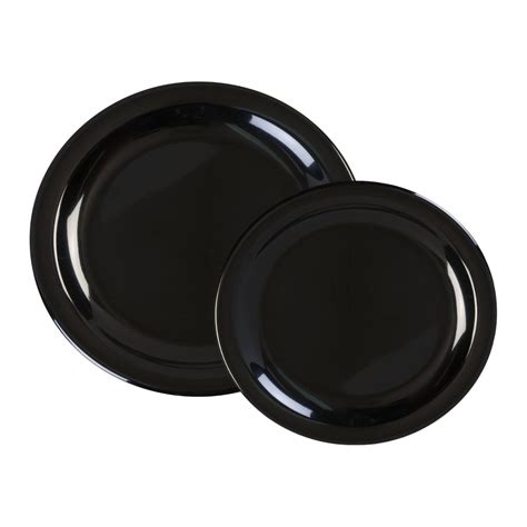 Plato Negro 12 Pz Inncrea