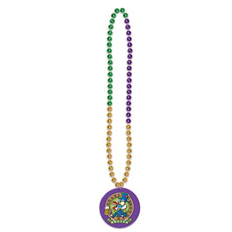 Custom Mardi Gras Medallion Beads