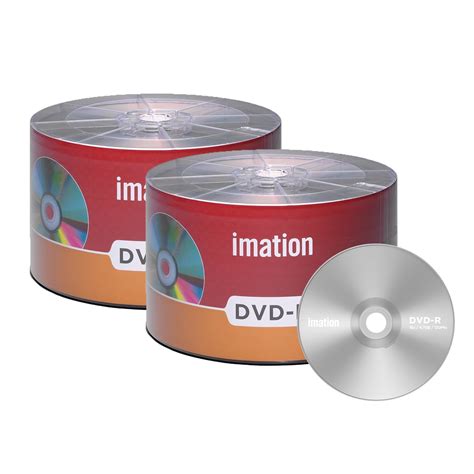 Pack Imation Dvd R X Gb Min Branded Logo Blank Media