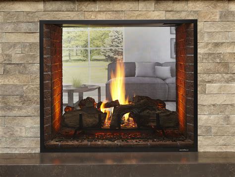 Ventless See Through Gas Fireplace - Fireplace Ideas