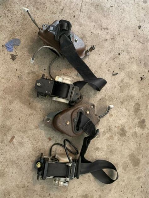 1991 94 240sx Convertible S13 Front Left And Right Front Seat Belt Set