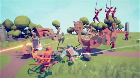 Vikings Faction Vs Medieval Faction Totally Accurate Battle Simulator