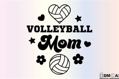 Volleyball Mom Svg Png Svg For Shirts Graphic By Rare · Creative Fabrica