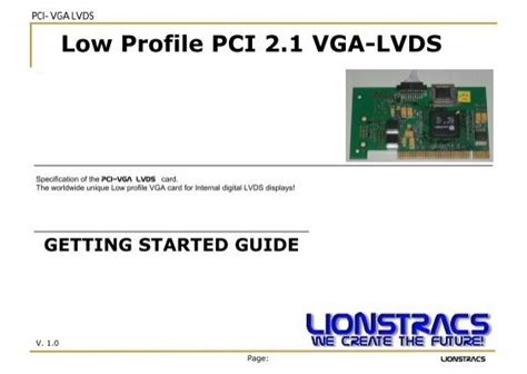 Pci Vga Lvds Pci Vga Lvds