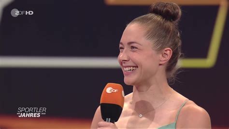 Gina L Ckenkemper Bei Der Sportler Des Jahres Gala Im Zdf Am