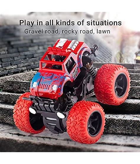 ALPHONSO Mini Monster Mini Truck Friction Powered Cars Toys, 360 Degree ...