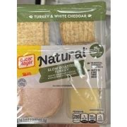 Oscar Mayer Natural Meat Cheese Plates Turkey Breast White Cheddar