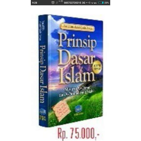 Jual BUKU PRINSIP DASAR ISLAM Shopee Indonesia