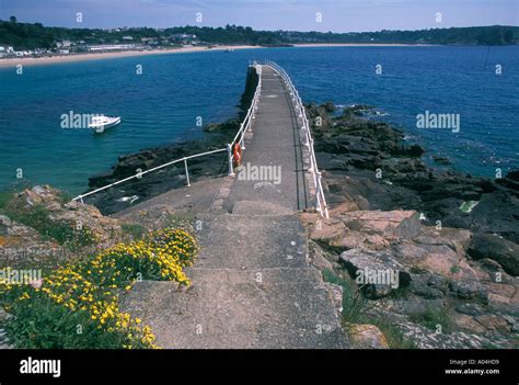 St Brelades Bay Jersey Channel Islands Stock Photo Alamy