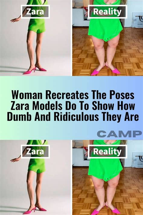 Woman Recreates The Poses Zara Models Do To Show How Dumb And Ridiculous They Are Artofit