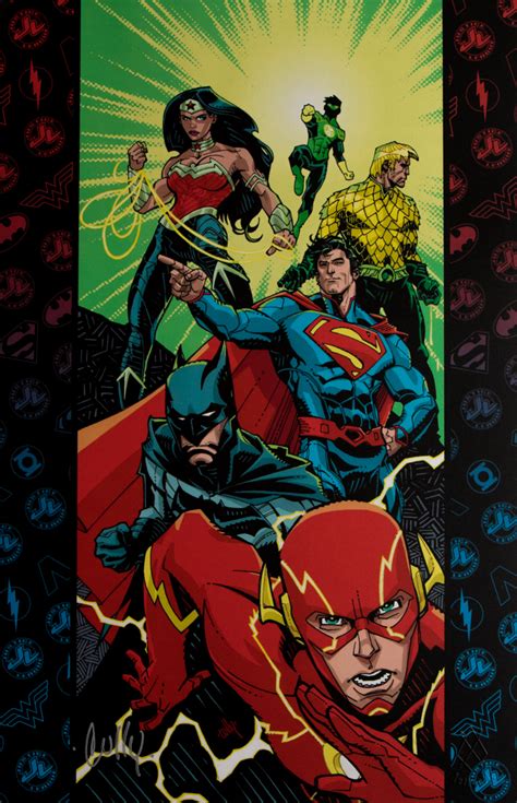 Cully Hamner Signed Art print : Justice League