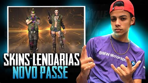 Free Fire Ao Vivo Novas Skins Lend Rias Do Passe De Elite Como