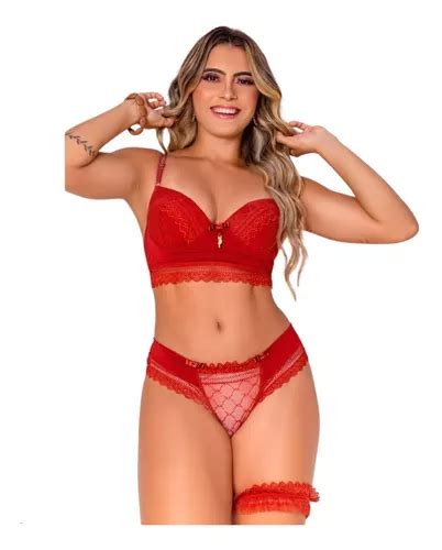 10 Conjuntos Lingerie Atacado Renda Luxo Calcinha Sutiã Bojo