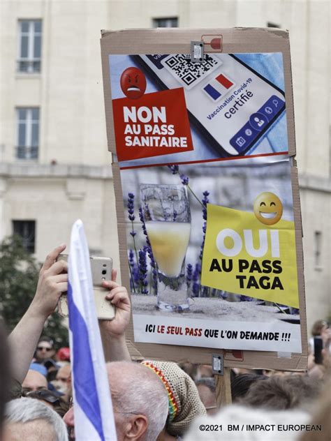 Manifestations contre le pass sanitaire à travers la France Impact