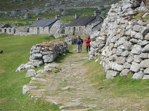 Village Bay Hirta St Kilda Walking Thru The Remains Remote Island