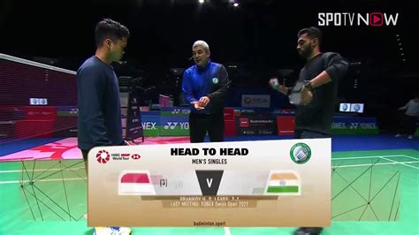 BWF MS Round Of 16A S GINTING Vs PRANNOY H S H L Video Dailymotion