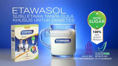 Etawasol Susu Kambing Etawa Non Sugar Untuk Diabetes Hipertensi Nyeri