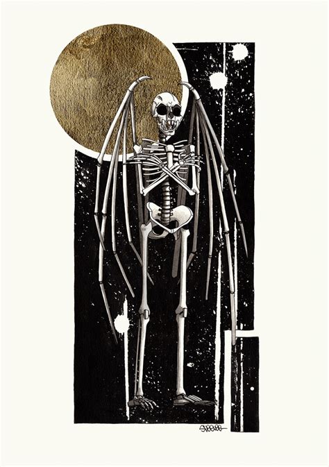 Creature of the Night | Vampire Skeleton | Rare Digital Artwork ...