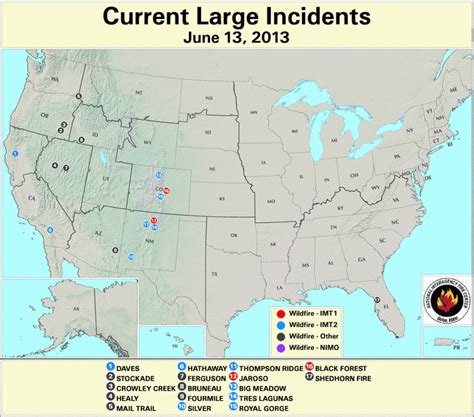 Maps: Wildfires Burn Across the West US