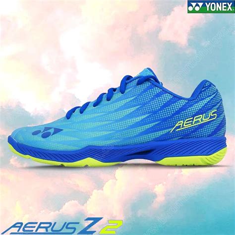 Badminton Shoes Yonex Mens Unisex Yonex Power Cushion Aerus Z2 Mens Cyan Shbaz2mex