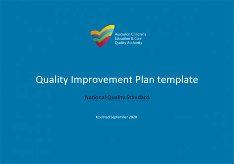 Quality Improvement Plan Qip Going Beyond Acecqa Templates