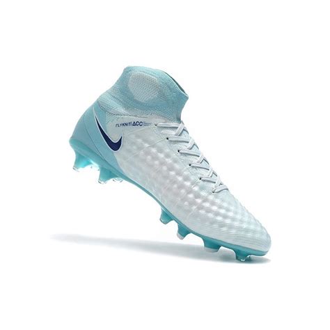 Nike Magista Obra 2 FG ACC Scarpa Da Calcio Bianco Blu