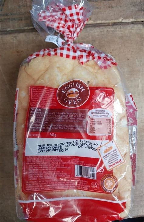 English Oven Pav Bread For Bakery Packaging Size 300g At Rs 38