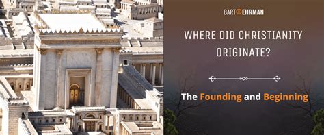 When And Where Did Christianity Began