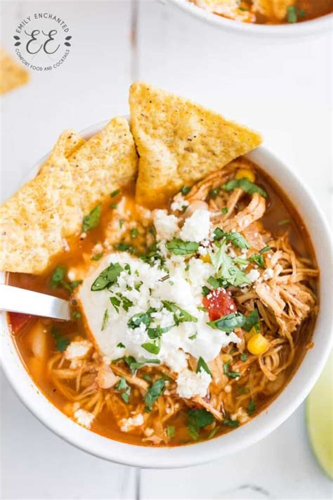 The Best Instant Pot Chicken Tortilla Soup Recipe