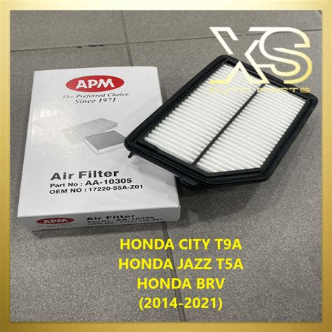 100 Original Apm Honda City T9a Gm6 Jazz T5a Gk5 Brv Air Filter