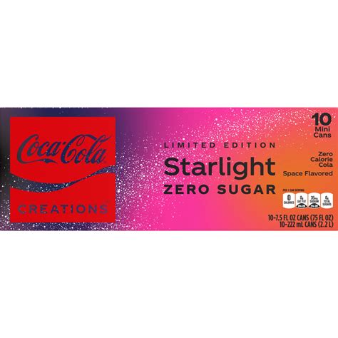 Coca Cola Zero Sugar Starlight Space Flavored Soda Ct Shipt