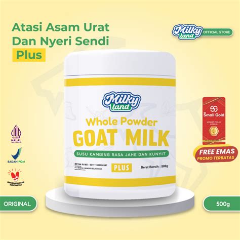 Jual Susu Kambing Etawa Solusi Asam Urat Dan Nyeri Sendi BPOM 500gr