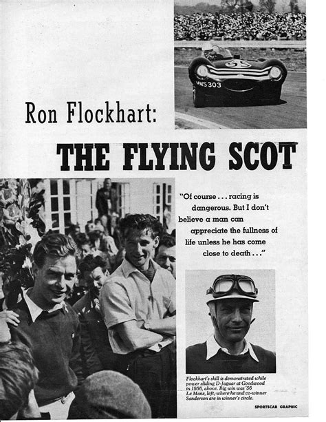 Ron Flockhart Race Car Driver Bw The Forgotten Drivers Of F