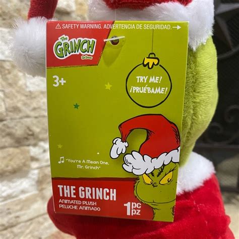 Gemmy Holiday 223 The Grinch Animated 4 Plush Gemmy Heart Hands