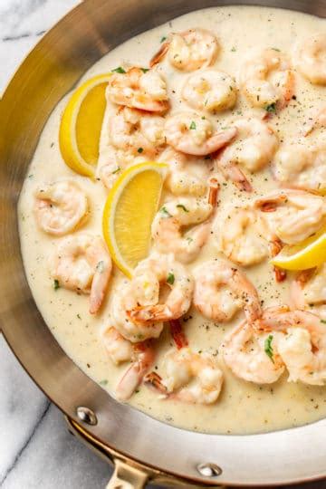 Creamy Lemon Garlic Parmesan Shrimp Salt Lavender