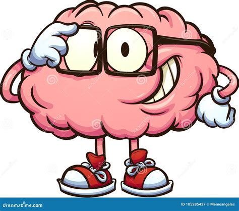 Set Of Cartoon Brain Vector Illustration 109603292