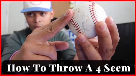 How To Grip A 4 Seam Not Only Pitching Youtube