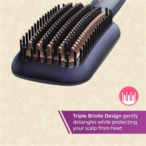 Buy Philips Heated Straightening Brush BHH885 10 Online