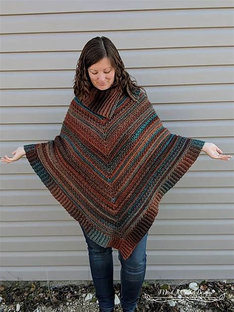 Free Crochet Poncho Patterns For All Sizes Beautiful Dawn Designs