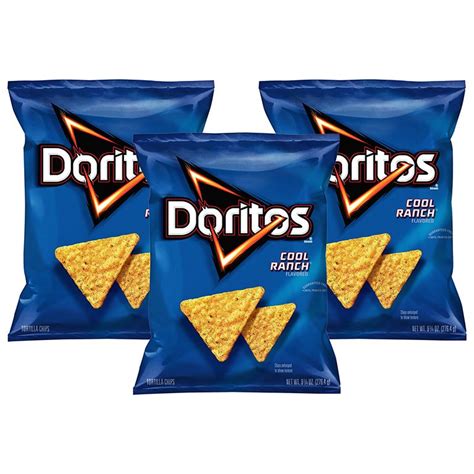 Doritos Cool Ranch Flavored Tortilla Chips, 9.75 Oz. #Ad #Ranch, # ...