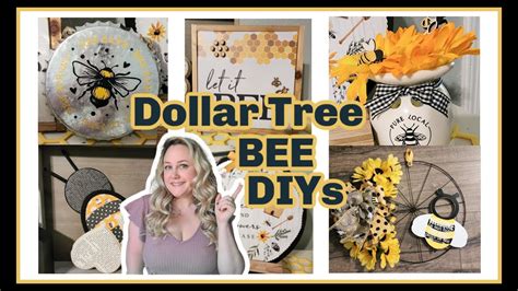 Cute Dollar Tree Bee Theme Diys Summer Decor Youtube