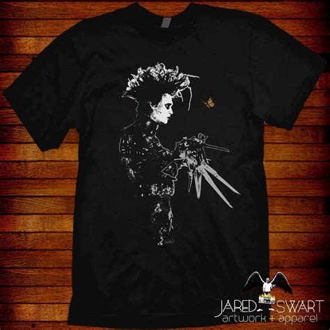 Edward Scissorhands T Shirt By Jared Swart Inspired By Tim Burton S